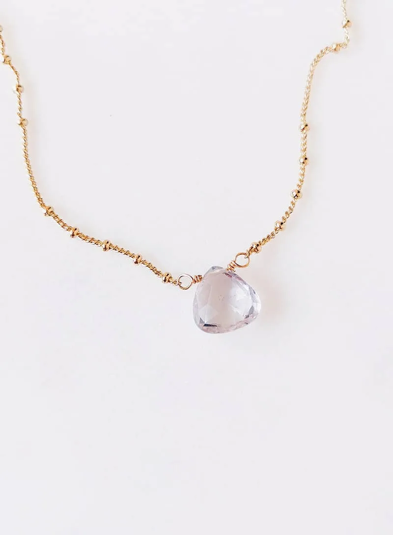 Collar Amatista Lavanda