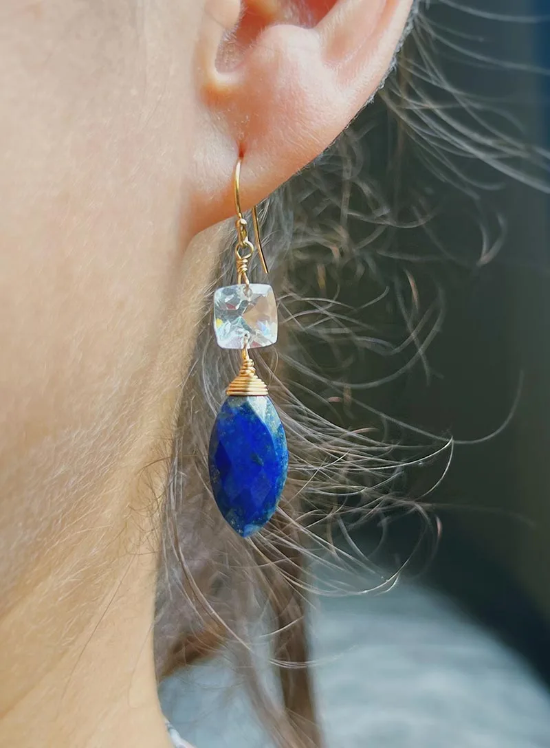Hermosos Aretes De Tanzanita En Plata Fina .925 | Envío Gratis