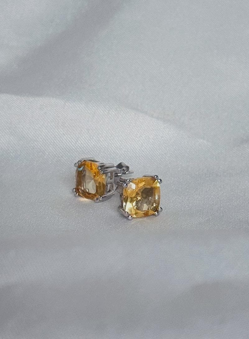 Aretes de Citrino