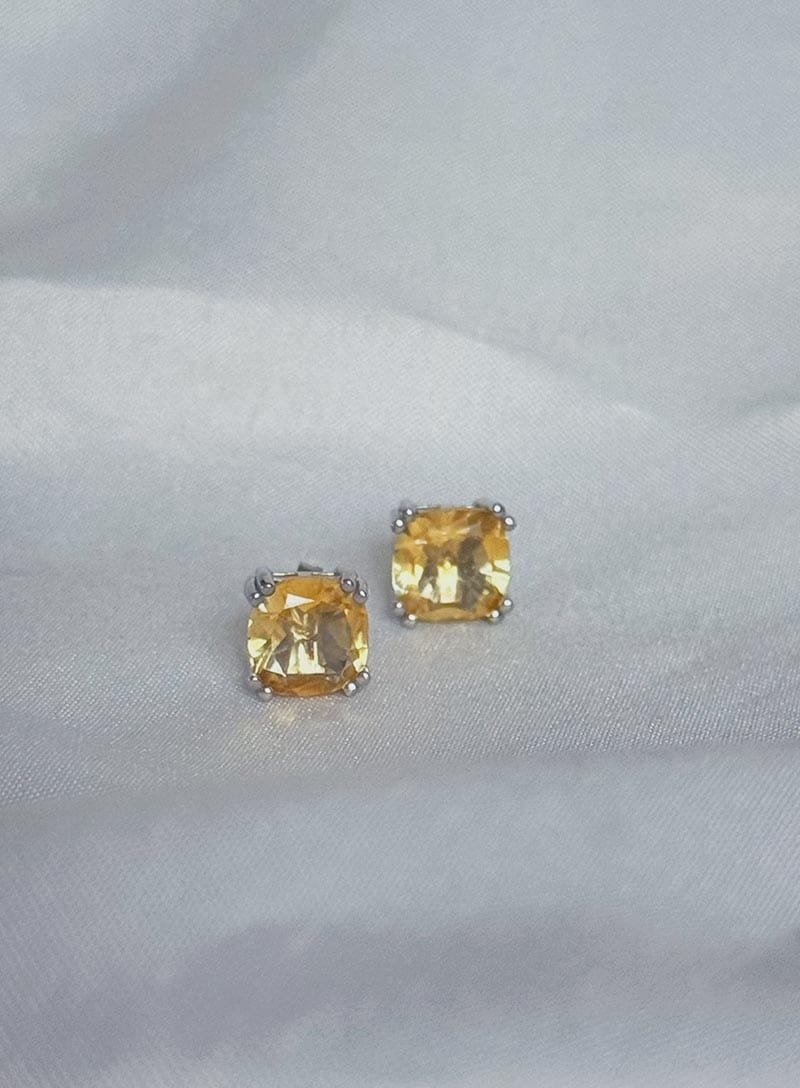Aretes de Citrino